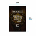 Wake Forest Demon Deacons Garden Flag Personalized Laurel Wreath Gold Best Selling