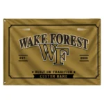 Wake Forest Demon Deacons House Flag Custom Ornate Border Gold Best Selling