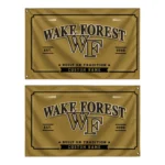 Wake Forest Demon Deacons House Flag Custom Ornate Border Gold Best Selling