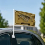 Wake Forest Demon Deacons House Flag Custom Ornate Border Gold Best Selling