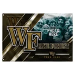 Wake Forest Demon Deacons House Flag Customized Diagonal Stripes Gold Best Selling