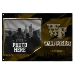 Wake Forest Demon Deacons House Flag Personalized Framed Photo Gold Black Best Selling