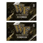 Wake Forest Demon Deacons House Flag Personalized Speed Slashes Gold Best Selling