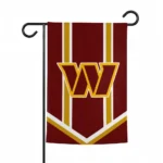 Washington Commanders Garden Flag Custom Chevron Stripes Burgundy Best Selling