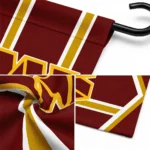 Washington Commanders Garden Flag Custom Chevron Stripes Burgundy Best Selling