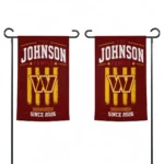 Washington Commanders Garden Flag Personalized Distressed Stripes Burgundy Best Selling