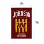 Washington Commanders Garden Flag Personalized Distressed Stripes Burgundy Best Selling