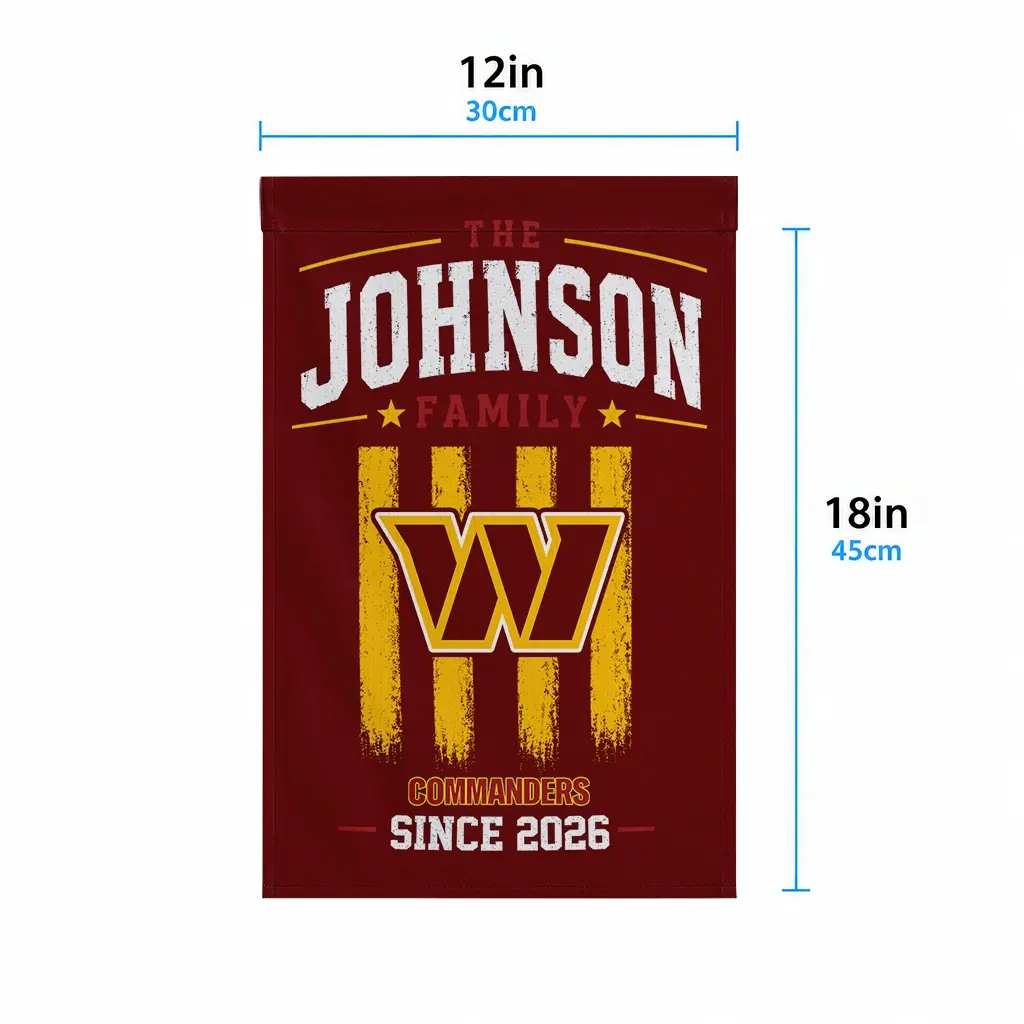 Washington Commanders Garden Flag Personalized Distressed Stripes Burgundy High Quality Washington Commanders Garden Flag Personalized Distressed Stripes Burgundy High Quality
