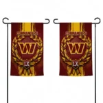 Washington Commanders Garden Flag Personalized Laurel Wreath Burgundy Best Selling