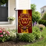 Washington Commanders Garden Flag Personalized Laurel Wreath Burgundy Best Selling
