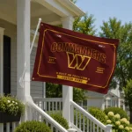 Washington Commanders House Flag Custom Ornate Border Burgundy Best Selling