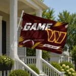 Washington Commanders House Flag Customized Action Streaks Burgundy Best Selling