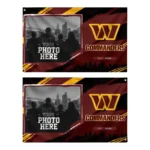 Washington Commanders House Flag Personalized Framed Photo Burgundy Black Best Selling