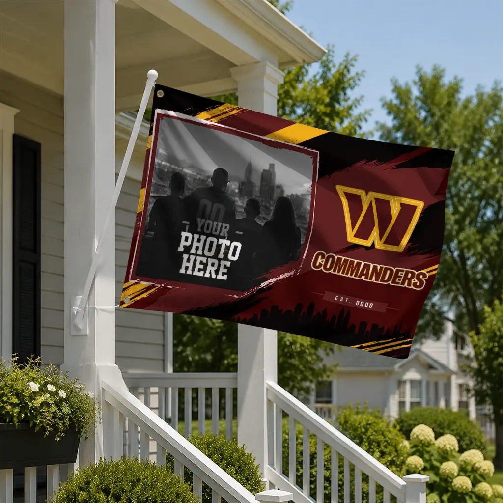 Washington Commanders House Flag Personalized Framed Photo Burgundy Black New Arrival Washington Commanders House Flag Personalized Framed Photo Burgundy Black New Arrival