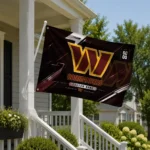 Washington Commanders House Flag Personalized Speed Slashes Burgundy Best Selling