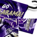 Washington Huskies Garden Flag Customized Swirl Vortex Purple Best Selling