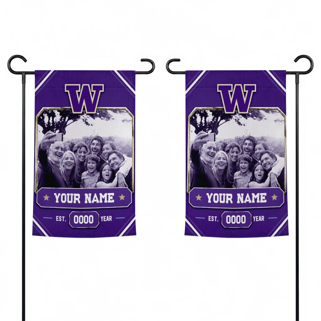 washington-huskies-garden-flag-personalized-photo-frame-purple-fashion-forward.webp