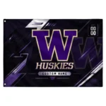 Washington Huskies House Flag Personalized Speed Slashes Purple Best Selling