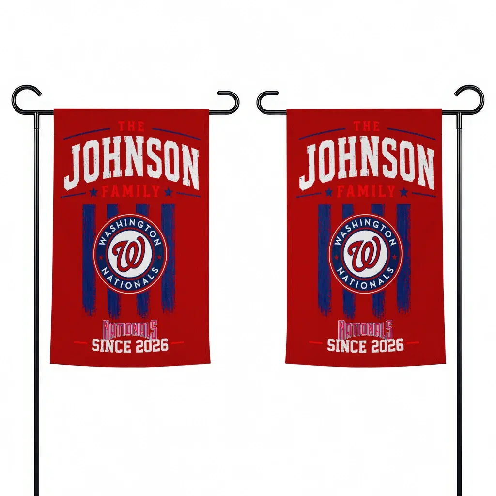 Washington Nationals Garden Flag Custom Distressed Stripes Red Fashion Forward Washington Nationals Garden Flag Custom Distressed Stripes Red Fashion Forward
