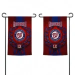 Washington Nationals Garden Flag Custom Laurel Wreath Red Best Selling