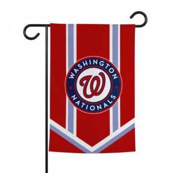 Washington Nationals Garden Flag Customized Chevron Stripes Red Best Selling
