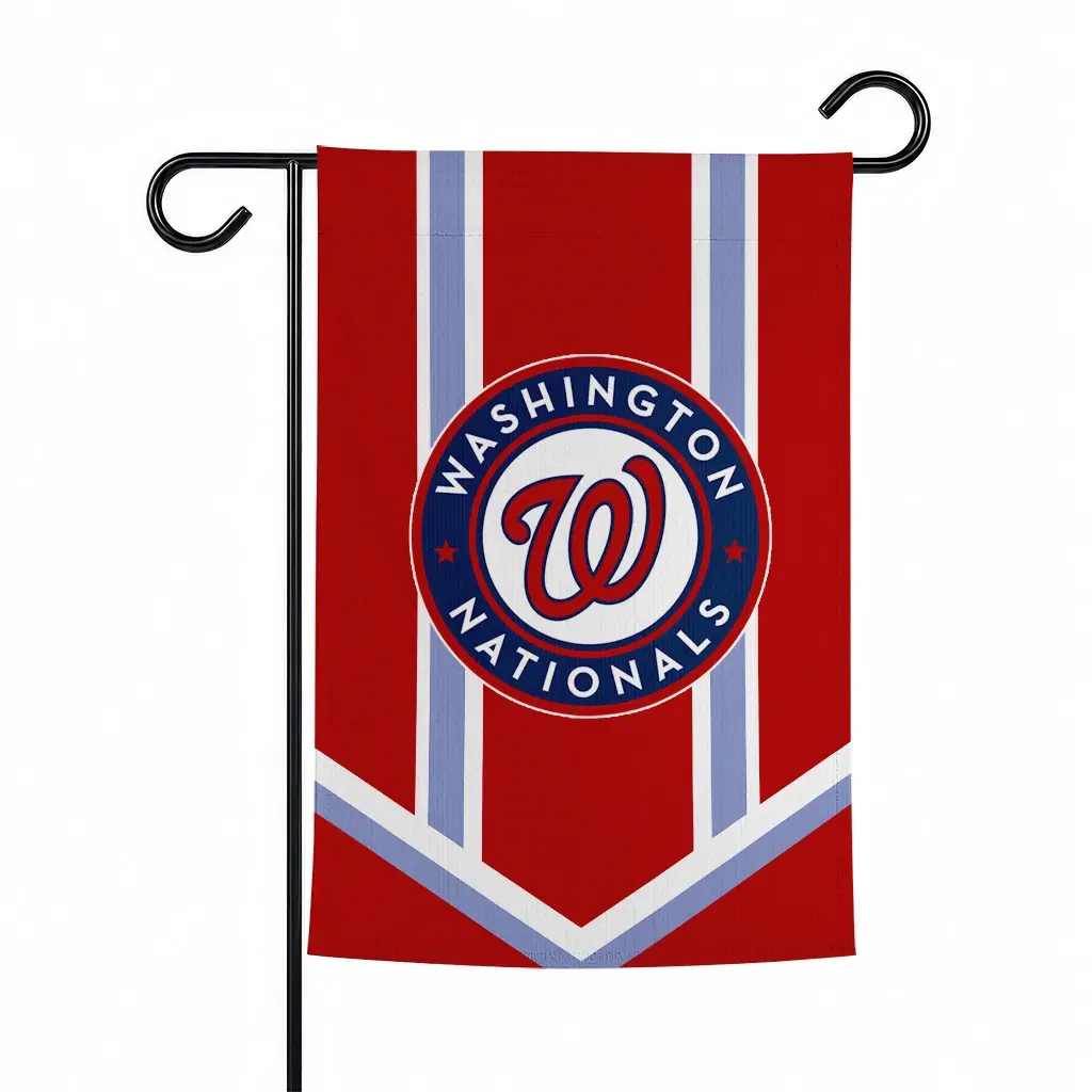 Washington Nationals Garden Flag Customized Chevron Stripes Red Best Selling Washington Nationals Garden Flag Customized Chevron Stripes Red Best Selling