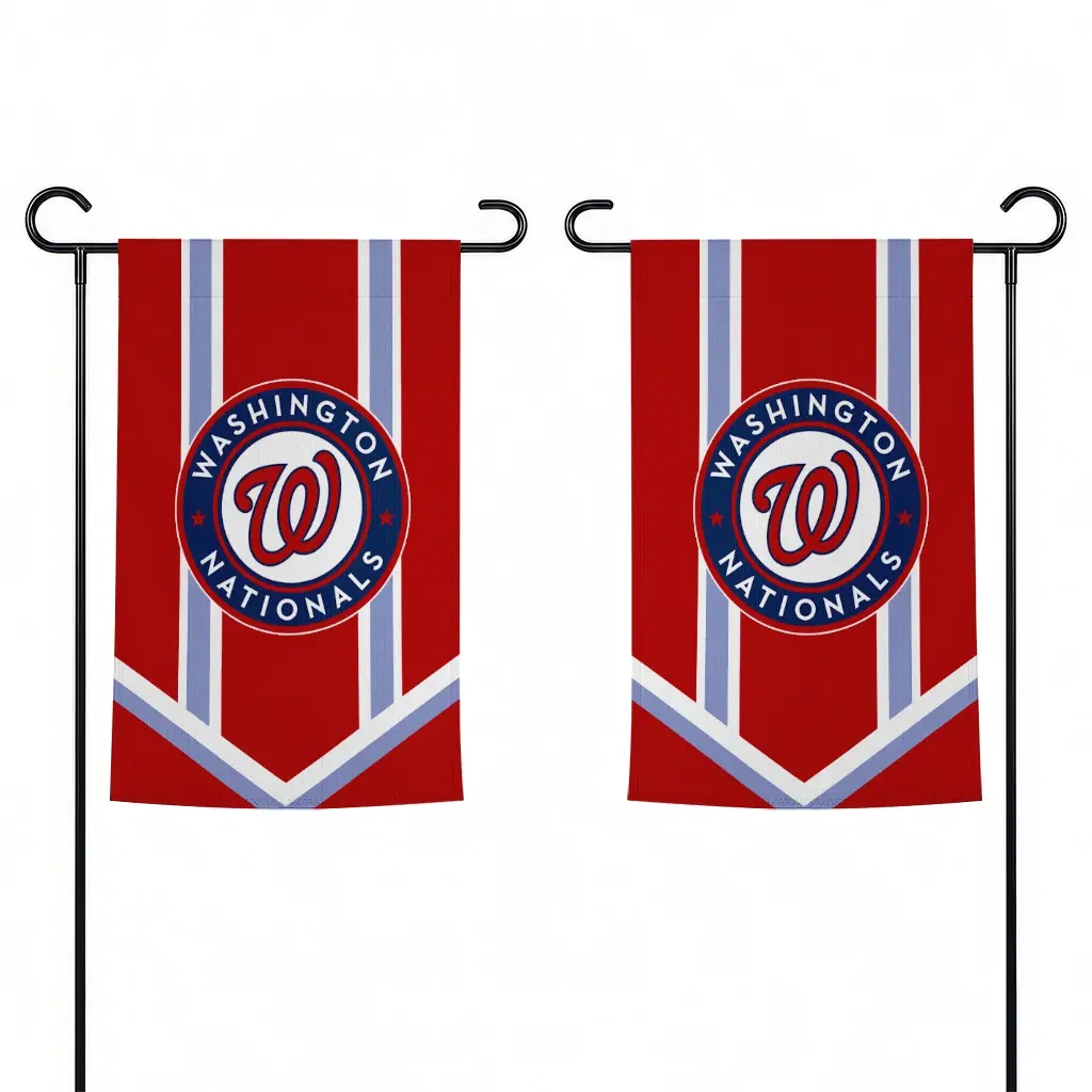 Washington Nationals Garden Flag Customized Chevron Stripes Red Fashion Forward Washington Nationals Garden Flag Customized Chevron Stripes Red Fashion Forward