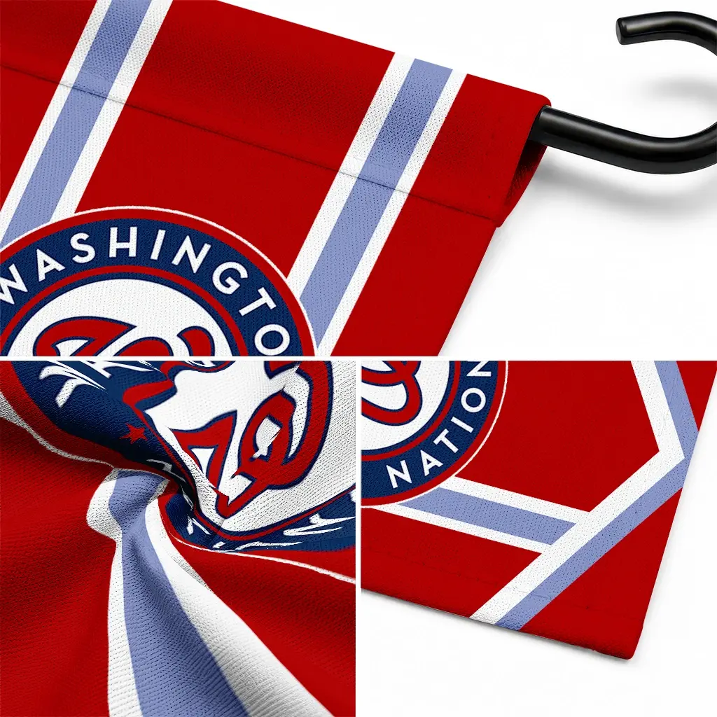Washington Nationals Garden Flag Customized Chevron Stripes Red Latest Model Washington Nationals Garden Flag Customized Chevron Stripes Red Latest Model