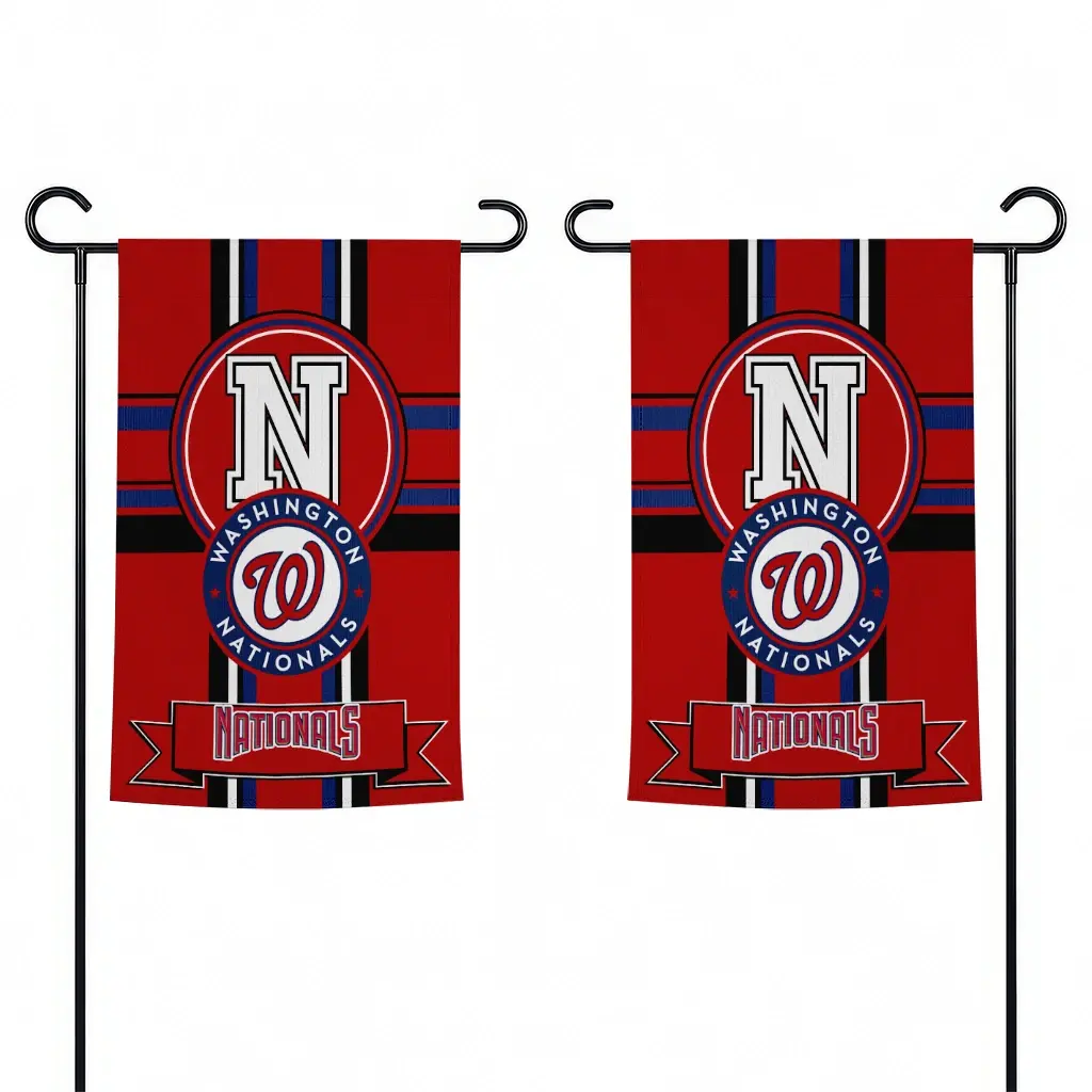 Washington Nationals Garden Flag Customized Circle Medallion Red Fashion Forward Washington Nationals Garden Flag Customized Circle Medallion Red Fashion Forward