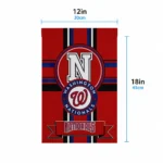 Washington Nationals Garden Flag Customized Circle Medallion Red Best Selling