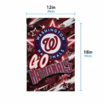Washington Nationals Garden Flag Personalized Glowing Star Red Best Selling
