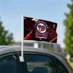 Washington Nationals House Flag Custom Speed Slashes Red Best Selling