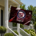 Washington Nationals House Flag Custom Speed Slashes Red Best Selling