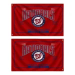 Washington Nationals House Flag Customized Ornate Border Red Best Selling