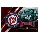 Washington Nationals House Flag Personalized Diagonal Stripes Red Best Selling