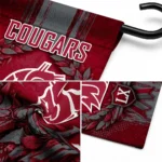 Washington State Cougars Garden Flag Custom Laurel Wreath Crimson Best Selling