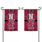 Washington State Cougars Garden Flag Customized Circle Medallion Crimson Best Selling