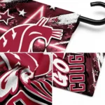 Washington State Cougars Garden Flag Personalized Glowing Star Crimson Best Selling