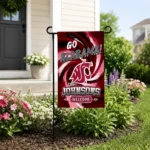 Washington State Cougars Garden Flag Personalized Swirl Vortex Crimson Best Selling