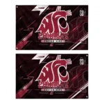 Washington State Cougars House Flag Custom Speed Slashes Crimson Best Selling