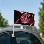 Washington State Cougars House Flag Custom Speed Slashes Crimson Best Selling