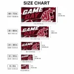Washington State Cougars House Flag Personalized Action Streaks Crimson Best Selling