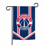 Washington Wizards Garden Flag Custom Chevron Stripes Blue Best Selling