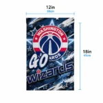 Washington Wizards Garden Flag Customized Glowing Star Blue Best Selling