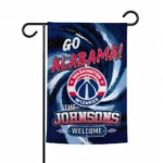 Washington Wizards Garden Flag Customized Swirl Vortex Blue Best Selling