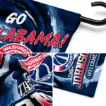 Washington Wizards Garden Flag Customized Swirl Vortex Blue Best Selling