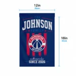 Washington Wizards Garden Flag Personalized Distressed Stripes Blue Best Selling
