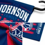 Washington Wizards Garden Flag Personalized Distressed Stripes Blue Best Selling