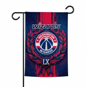 Washington Wizards Garden Flag Personalized Laurel Wreath Blue Best Selling