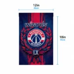 Washington Wizards Garden Flag Personalized Laurel Wreath Blue Best Selling